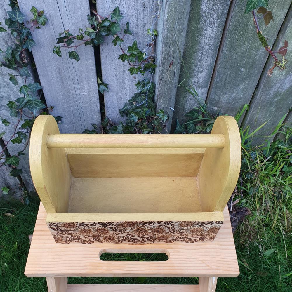 Yellow Sunflower Tool Box