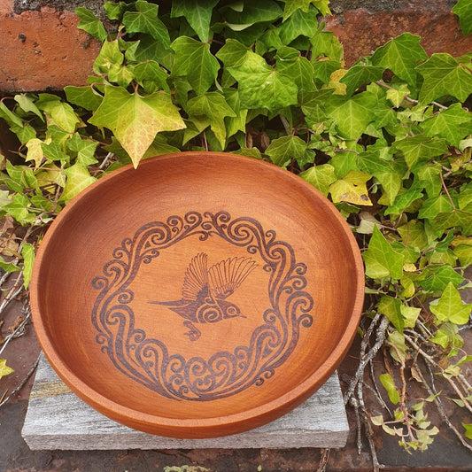 Wax Eye Shallow Bowl