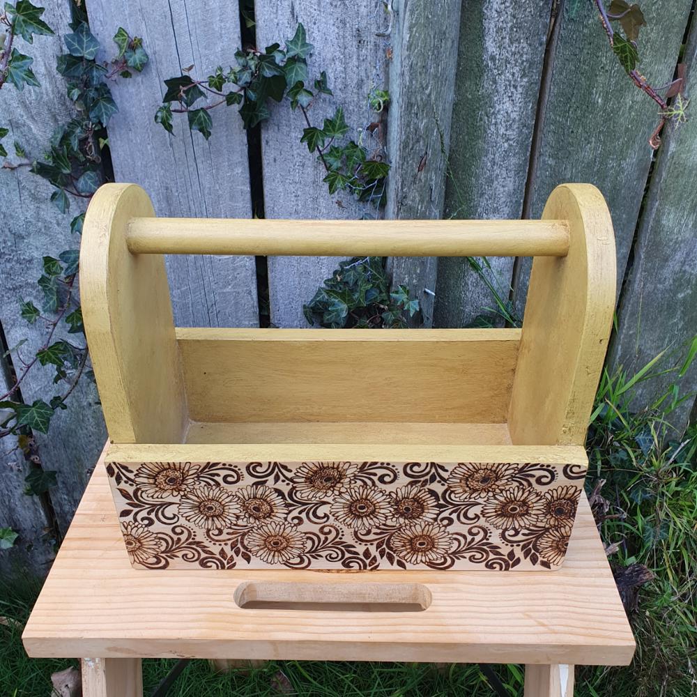 Yellow Sunflower Tool Box