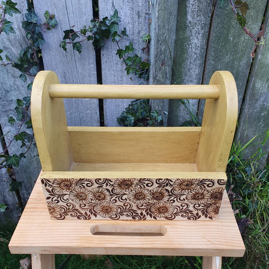 Yellow Sunflower Tool Box