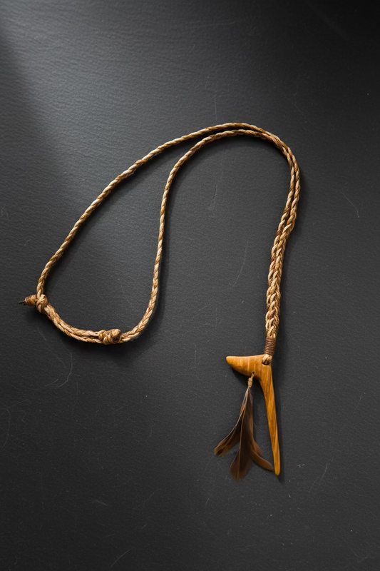 Tewhatewha Necklace with Awe | Māori Taonga Jewellery